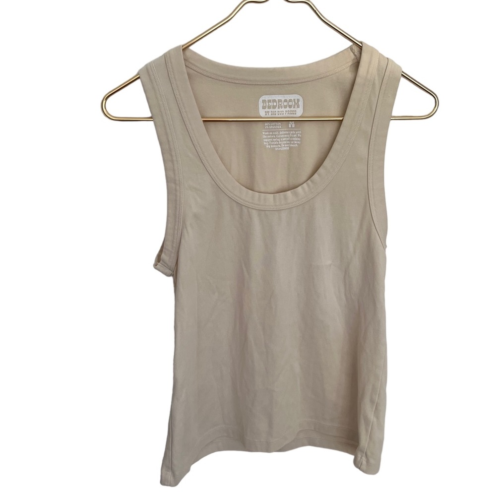 Big Bud Press Cream Tank Top Bedroom By Big Bud Neutral Size Medium